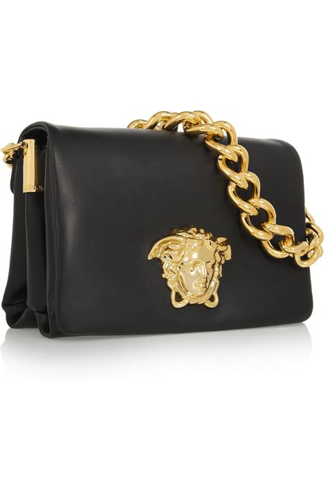 versace purses black label.